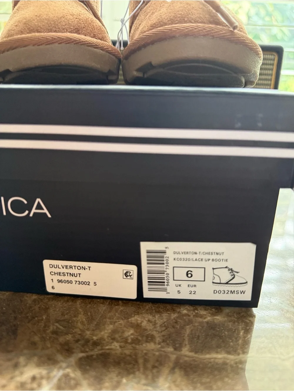 Nautica Kids' Chestnut Brown Suede Lace-Up Boots